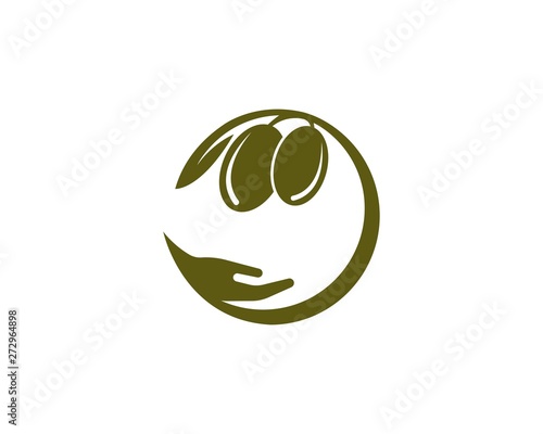 OLive logo vector illustration design template