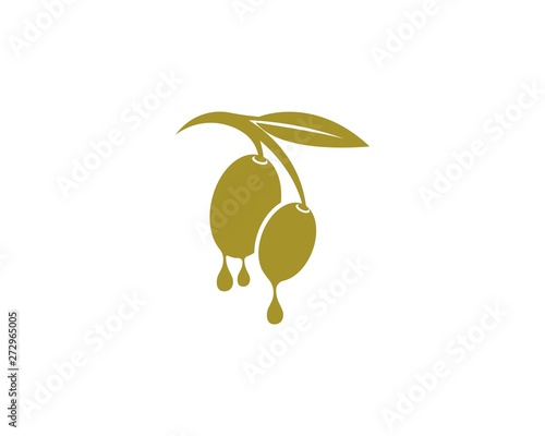 OLive logo vector illustration design template
