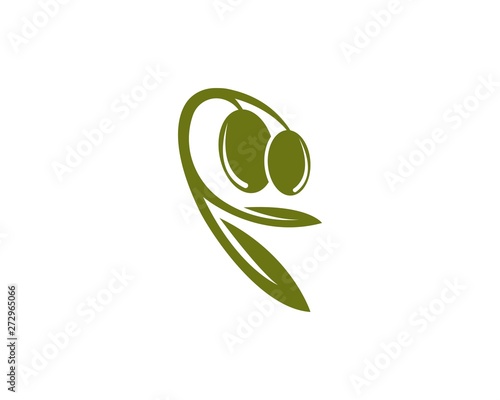 OLive logo vector illustration design template