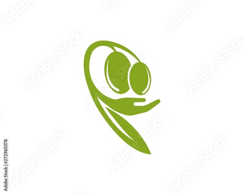 OLive logo vector illustration design template