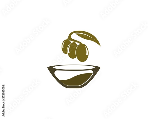 OLive logo vector illustration design template