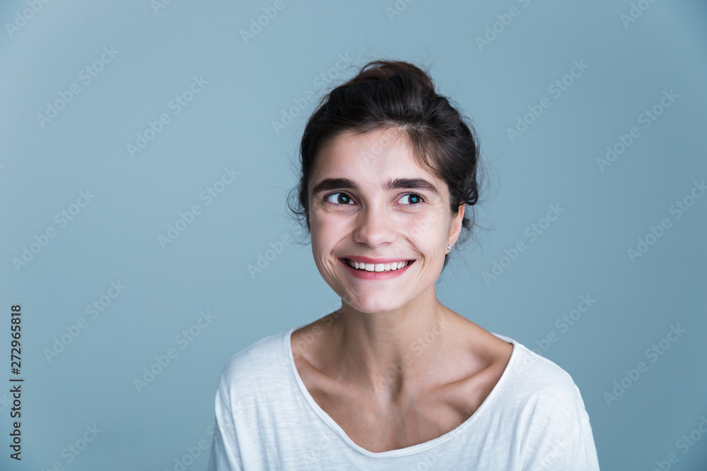 Close up portrait of a pretty young brunette woman Close up portrait of a pretty young brunette woman