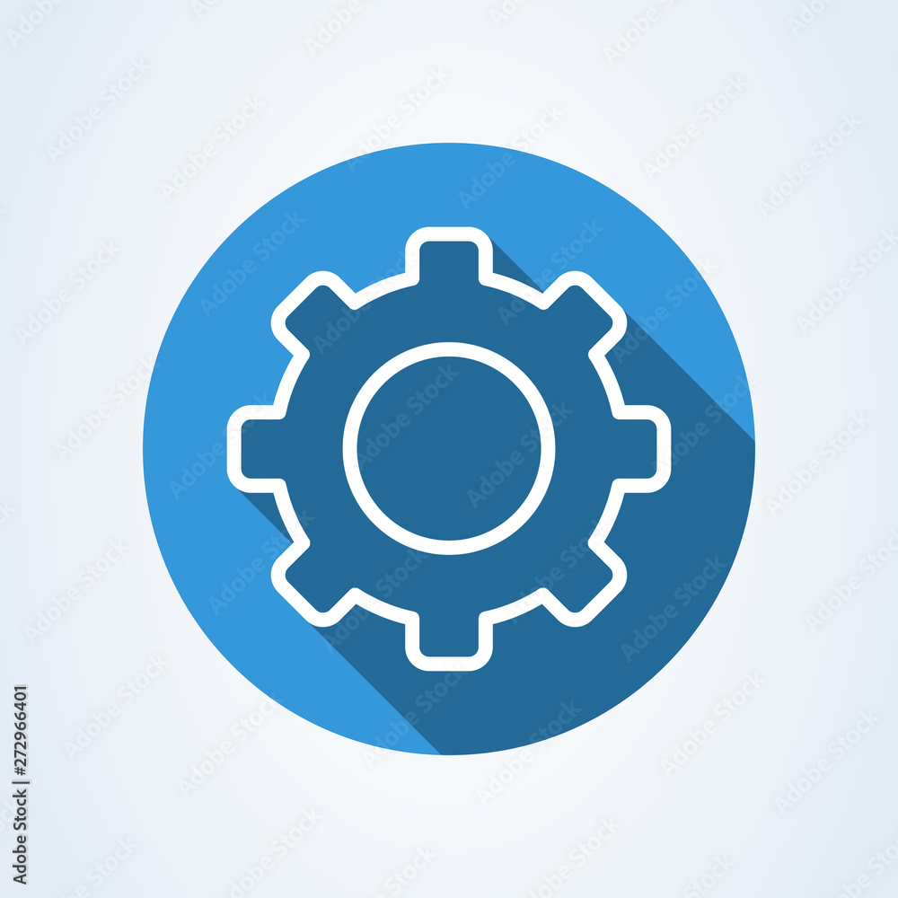 Gear setting. Line art Simple vector modern icon design illustration. Gear setting. Line art Simple vector modern icon design illustration.