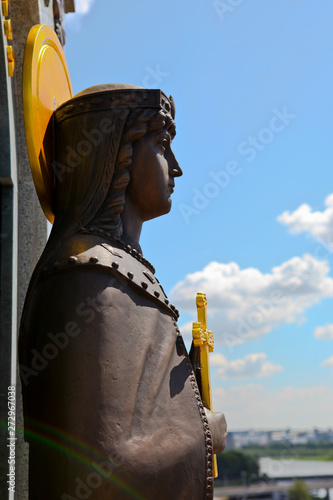 Statue of Saint Barbara in Siberia