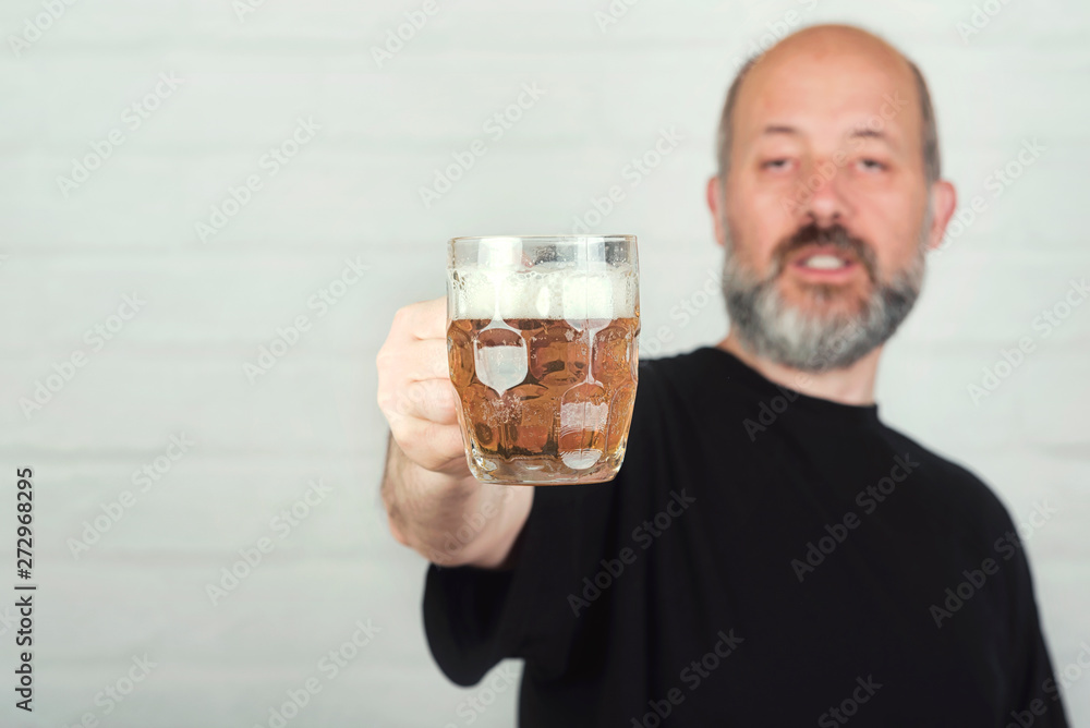 man drinking beer man drinking beer