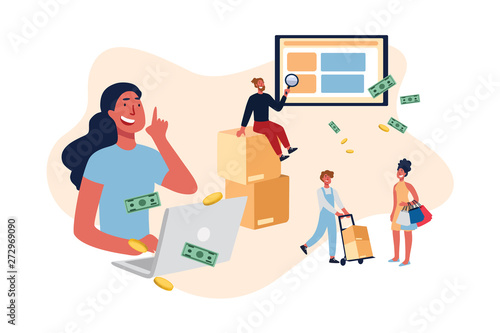 E-commerce website users, eshopping helpline, customer support service manager, buyers purchasing electronics online