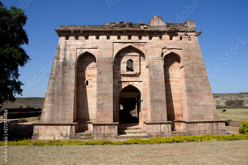 Face of Hindola Mahal, Mandu