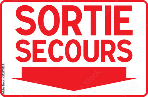 Panneau issue de secours