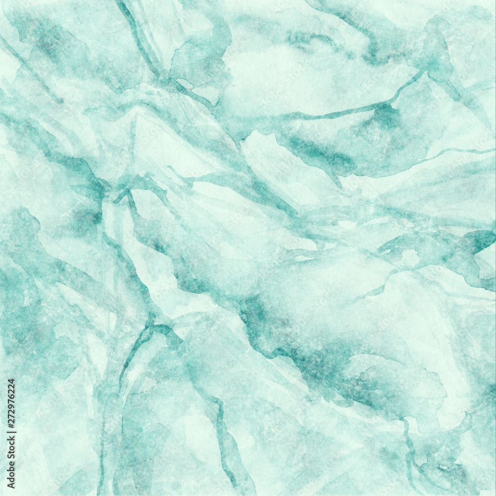 abstract background, pastel marble with mint green veins, granite, fake