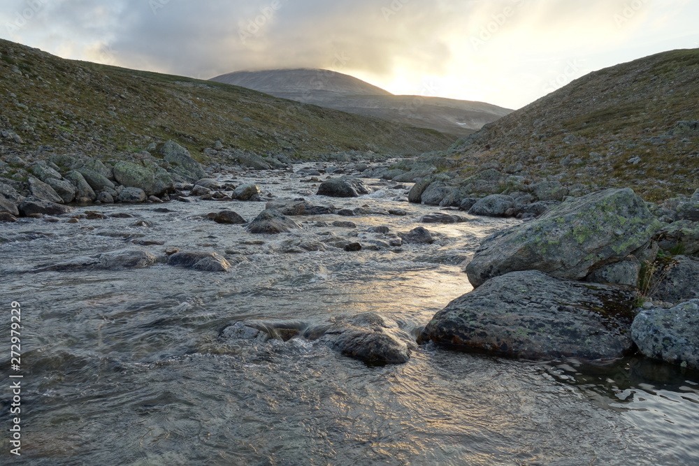 River in Norway Lappland River in Norway Lappland