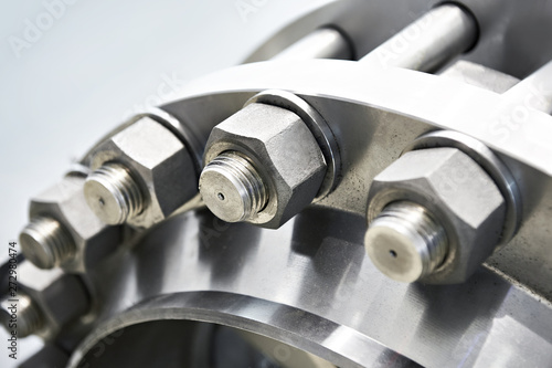 Photos Steel detail with bolt and nut