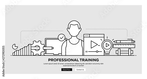 PROFESSIONAL TRAINING BANNER CONCEPT