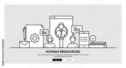 HUMAN RESOURCES BANNER CONCEPT