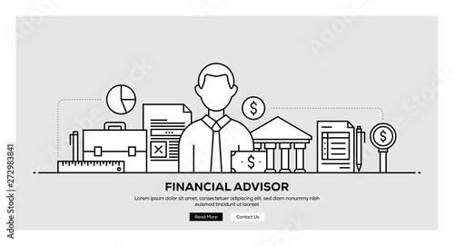 FINANCIAL ADVISOR BANNER CONCEPT