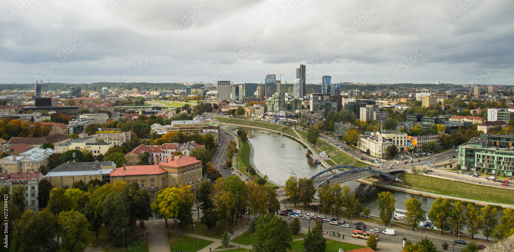 panoramic view of Vilnius