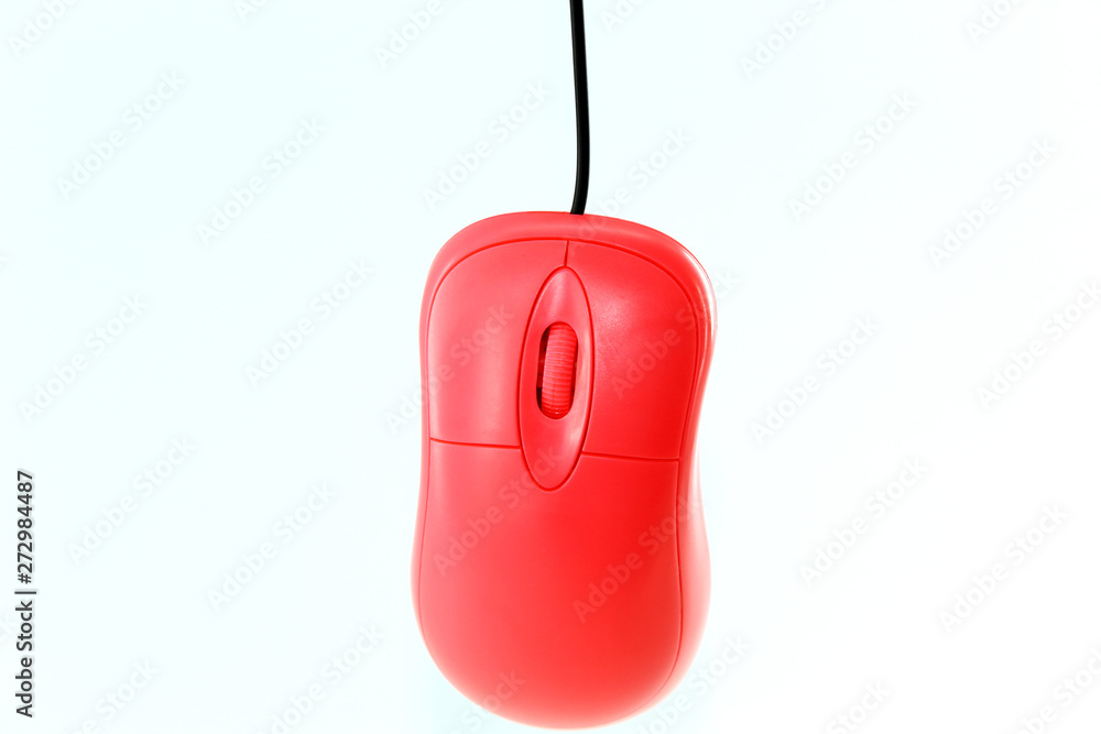 On a light background mouse for PC, laptop On a light background mouse for PC, laptop