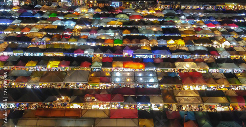 Colorful Night Market in Bangkok.  © Alohadunya