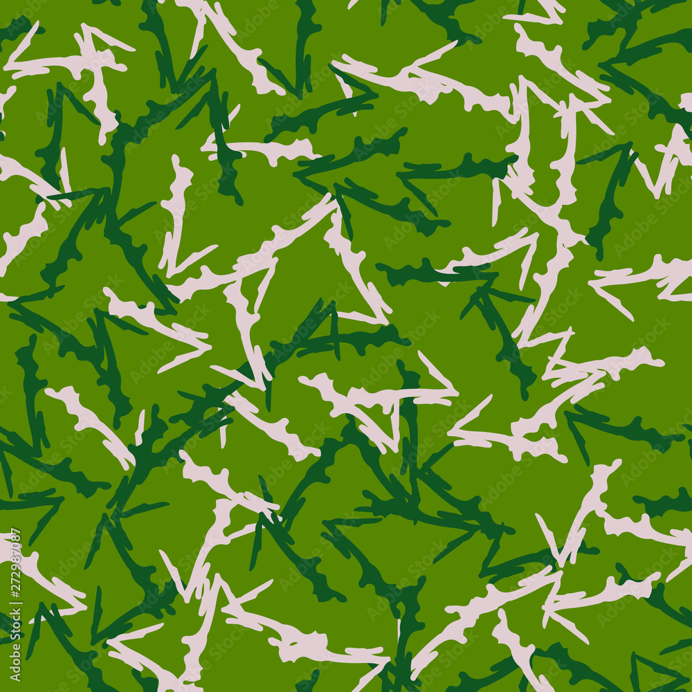 Forest camouflage of various shades of green and beige colors Forest camouflage of various shades of green and beige colors