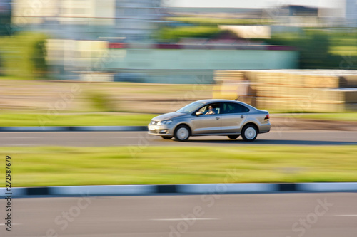 car at speed
