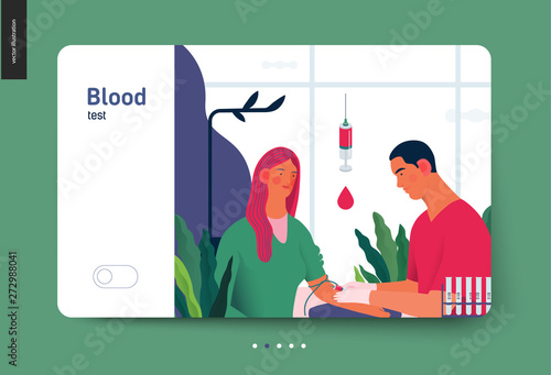 Medical tests template - blood test