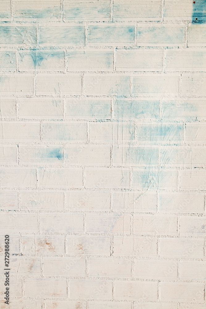 Fototapeta premium white brickwall background or texture