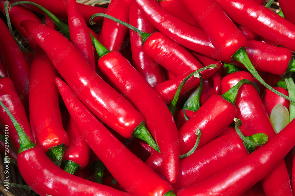Red hot chili peppers background