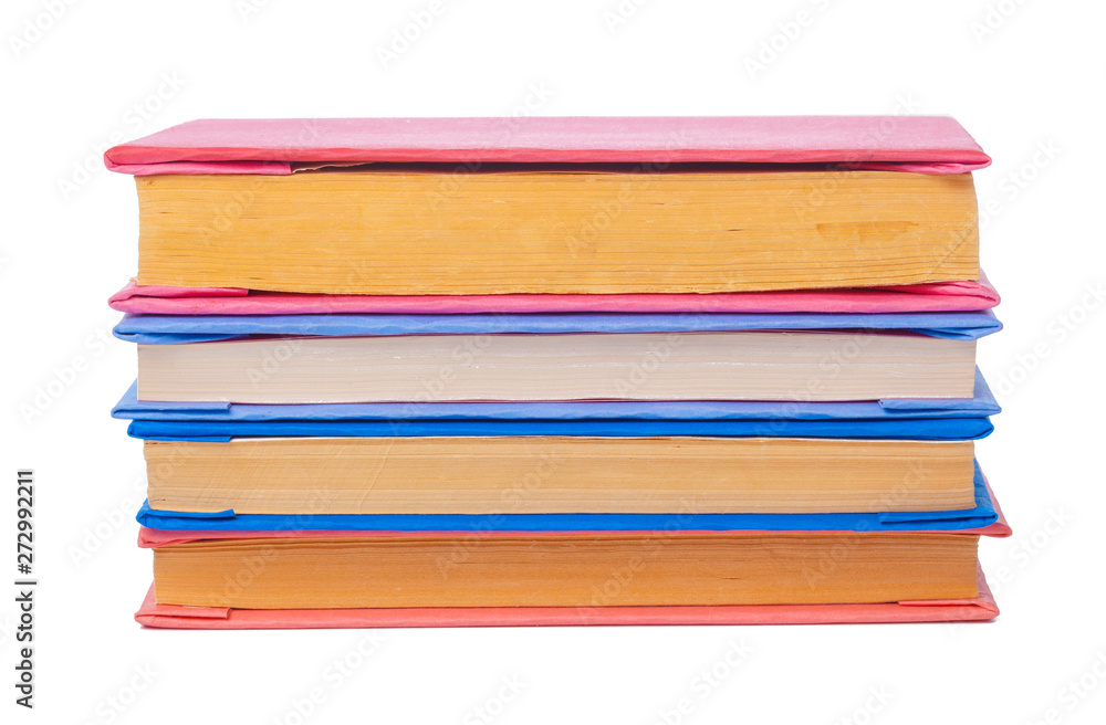 pile of books isolated on white background pile of books isolated on white background
