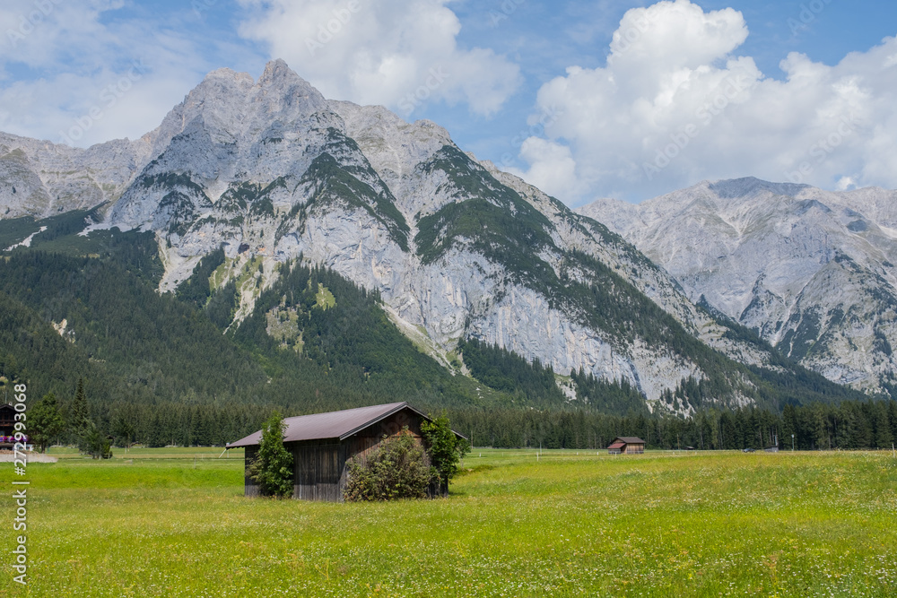 Tirol, Austria, Leutasch region. Alpine Landscape.