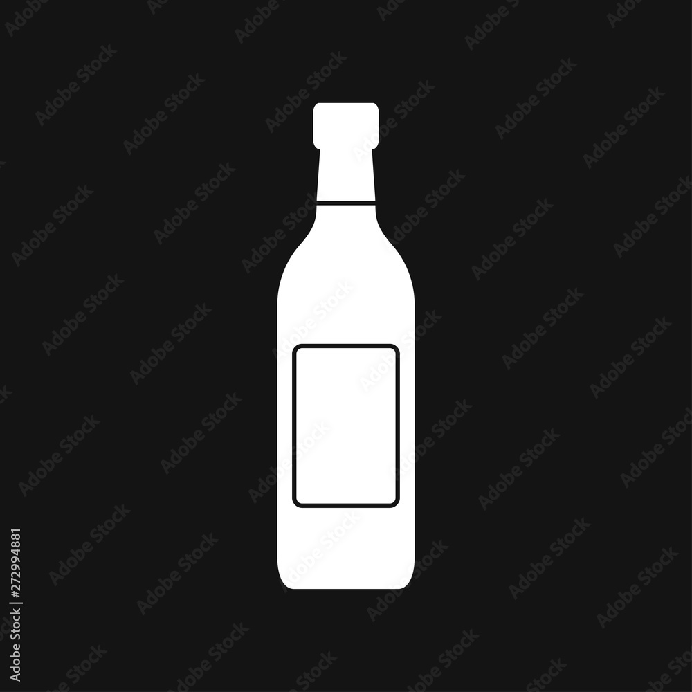 Bottle vector icon, for mobile and web design. Drink Bottle vector graphics Bottle vector icon, for mobile and web design. Drink Bottle vector graphics