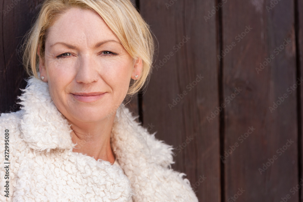 Attractive Thoughtful Middle Aged Woman Attractive Thoughtful Middle Aged Woman