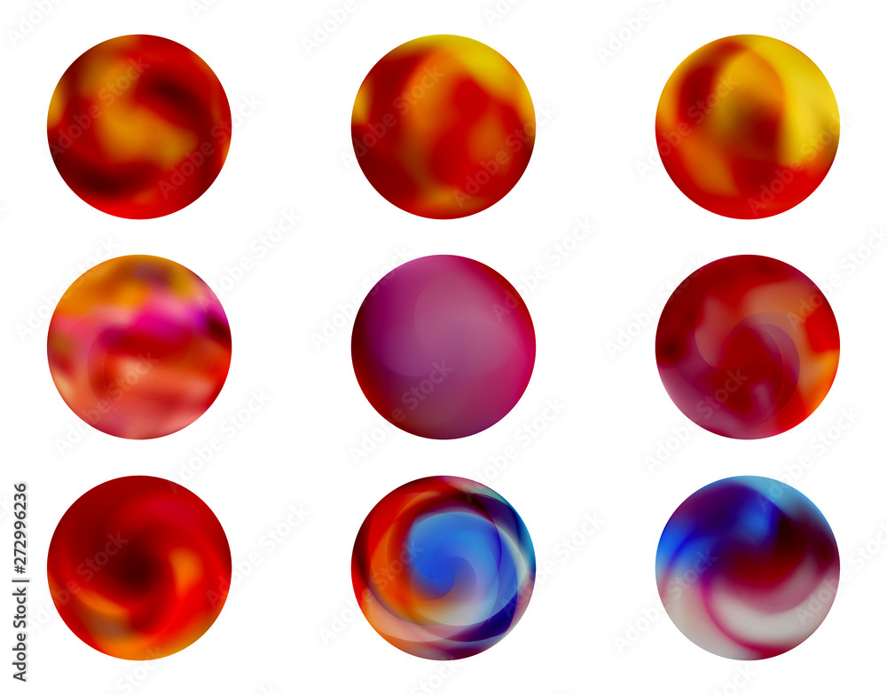 Modern round gradients collection Modern round gradients collection
