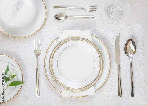 Photography Festive table setting