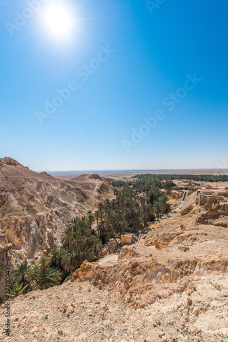 Chebika Oasis in Tozeur, Tunisia