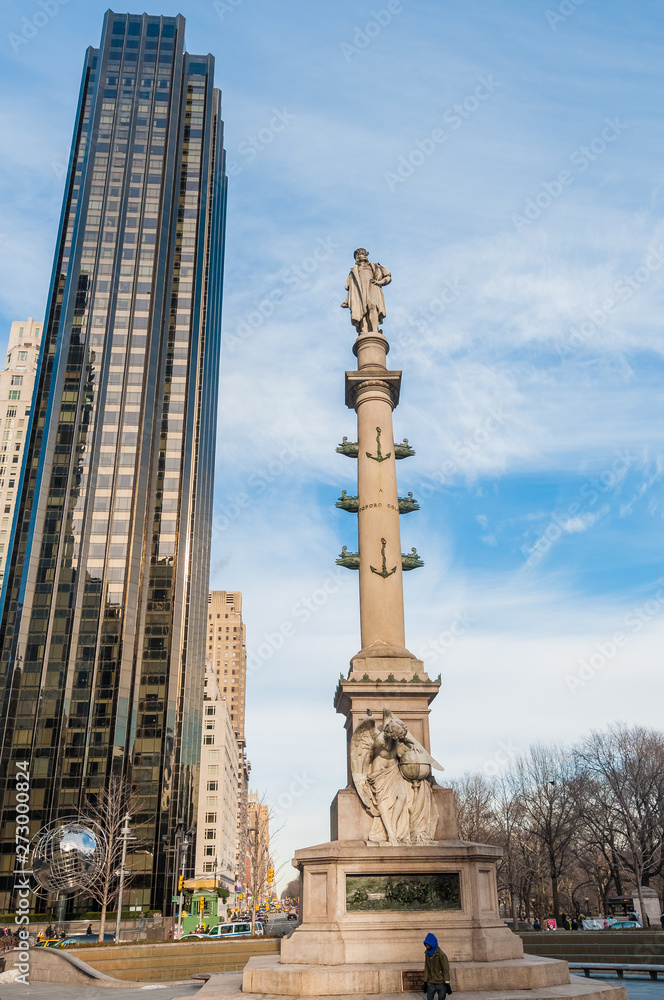 Columbus Circle in New York, United States.