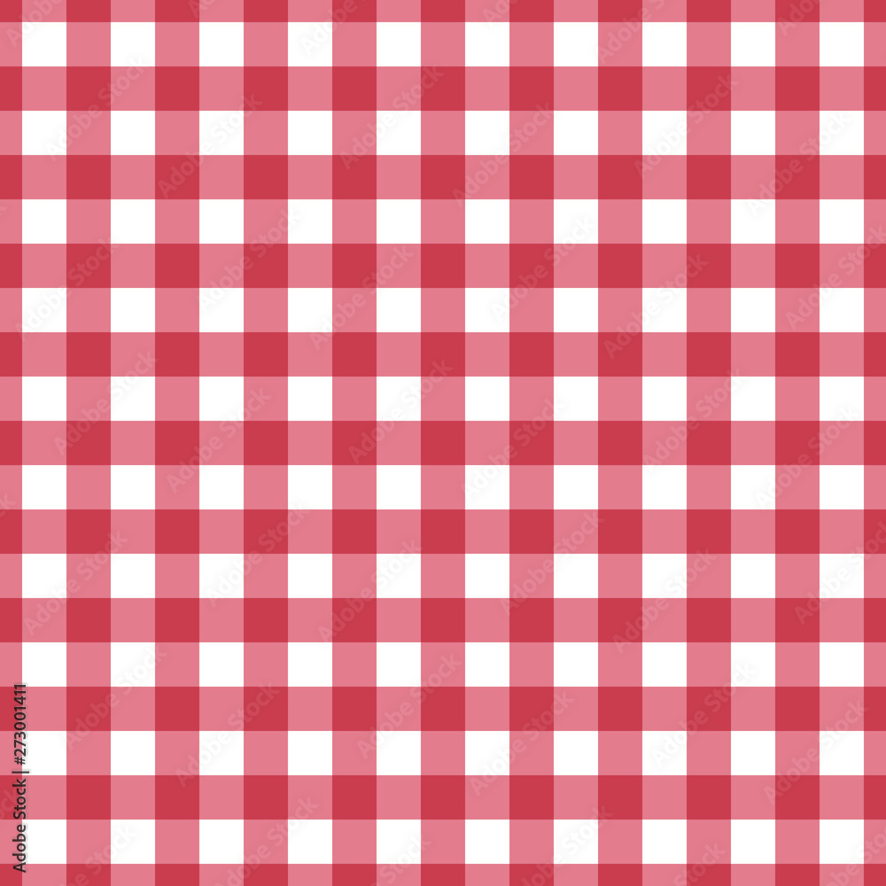 Vector seamless red tablecloth texture pattern Vector seamless red tablecloth texture pattern