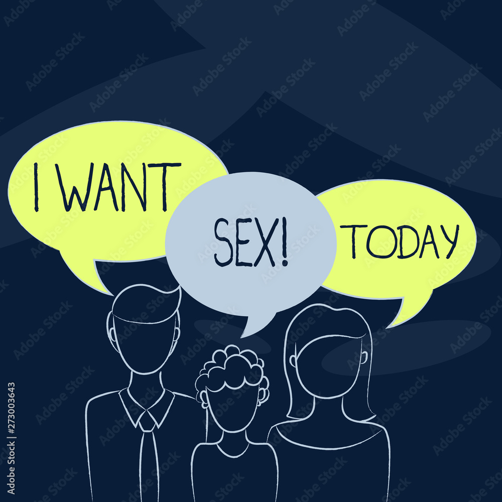 Text sign showing I Want Sex. Business photo showcasing To desire sexual intercourse Excitement Text sign showing I Want Sex. Business photo showcasing To desire sexual intercourse Excitement