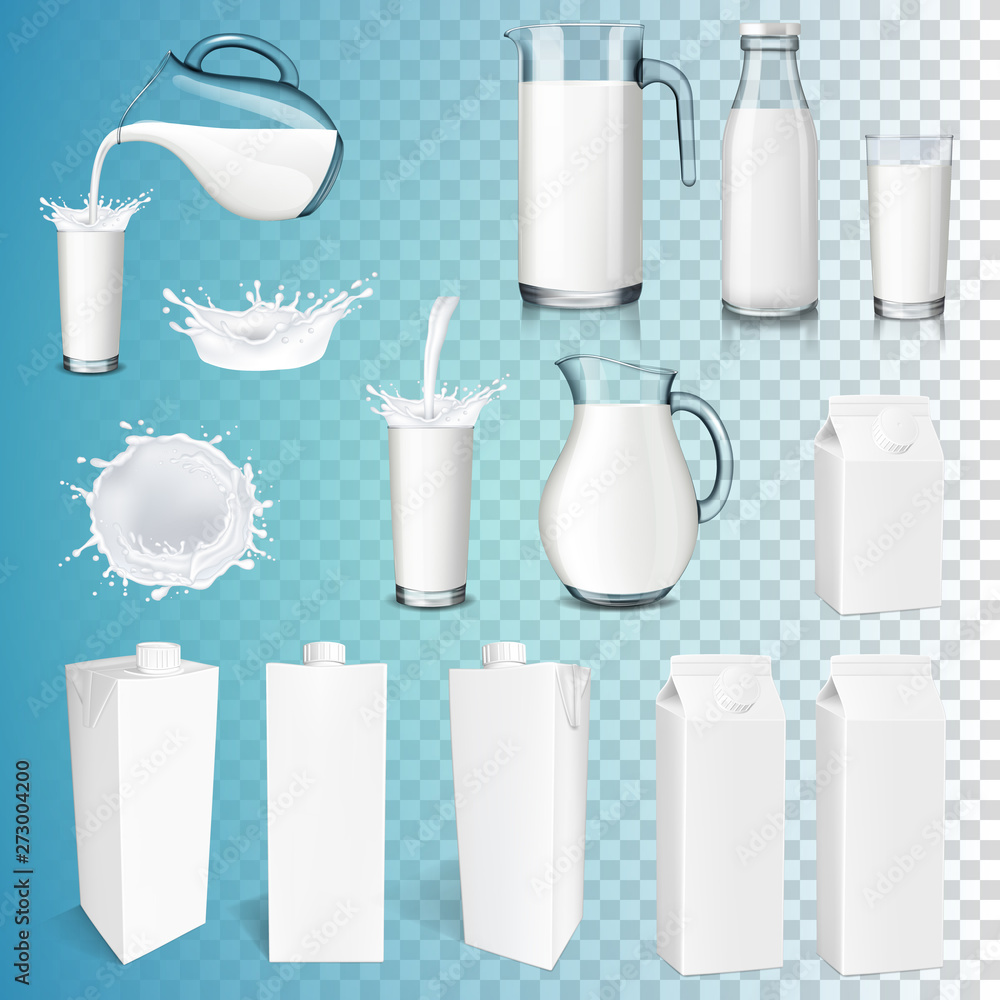 Set of milk product, isolated on transparent background. Splashing and pouring milk, bottle, jug, glass. Set of milk product, isolated on transparent background. Splashing and pouring milk, bottle, jug, glass.