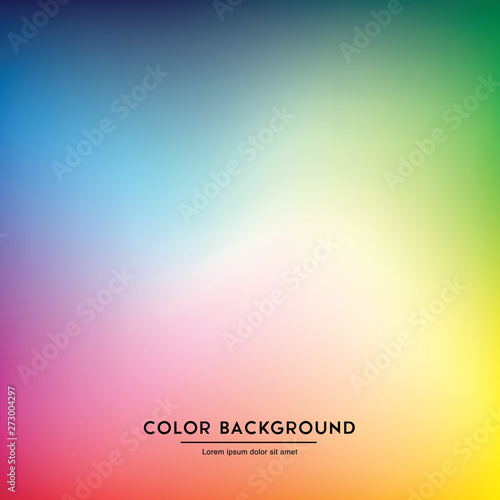 Colorful abstract blurred smooth gradient mesh vector