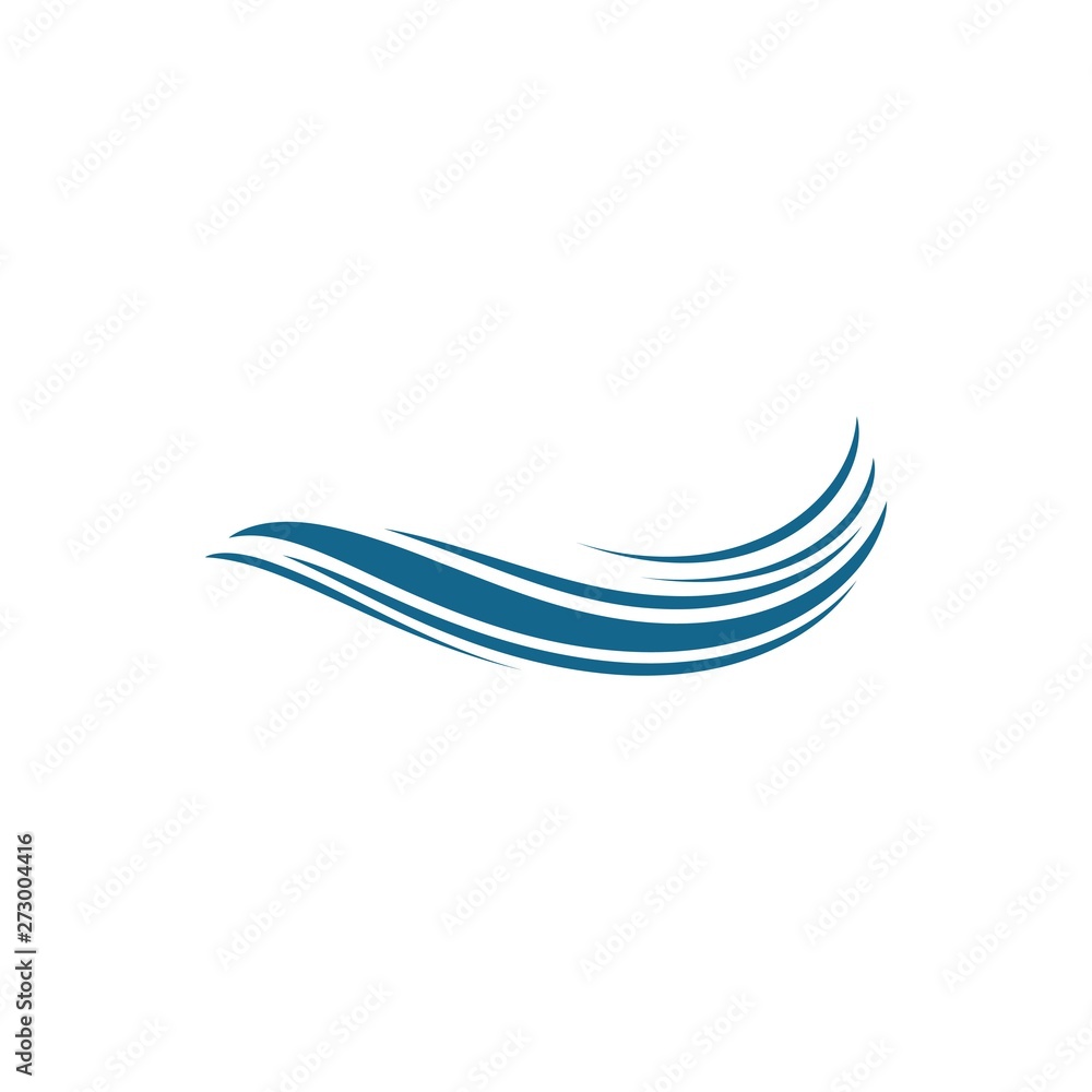 Water wave vector icon illustration Water wave vector icon illustration