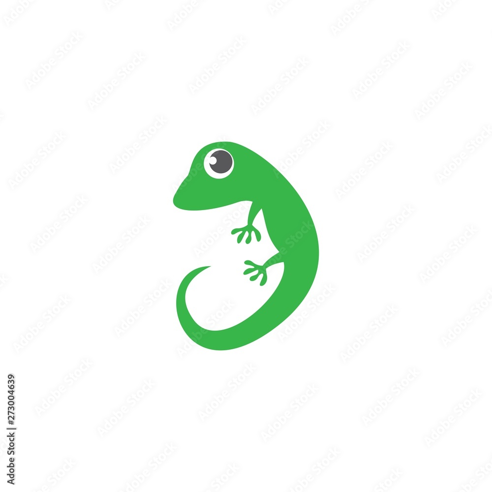 Lizard logo template vector icon illustration Lizard logo template vector icon illustration