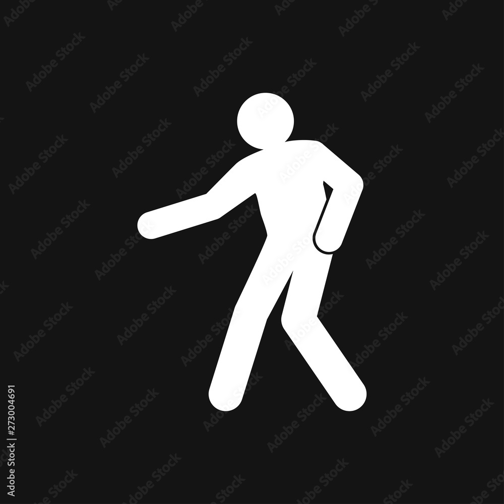 Dancing vector icon. Illustration on background, people dance Dancing vector icon. Illustration on background, people dance