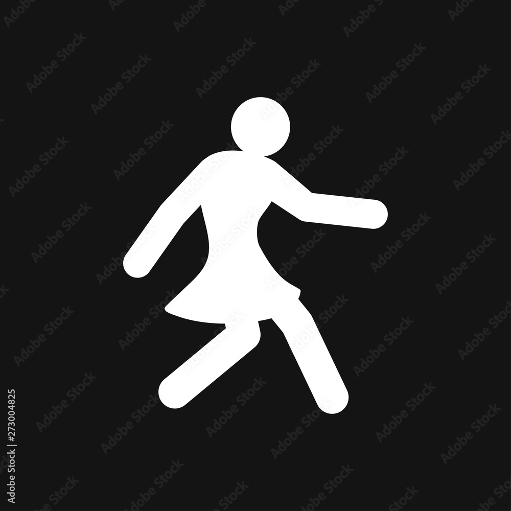 Dancing vector icon. Illustration on background, people dance Dancing vector icon. Illustration on background, people dance