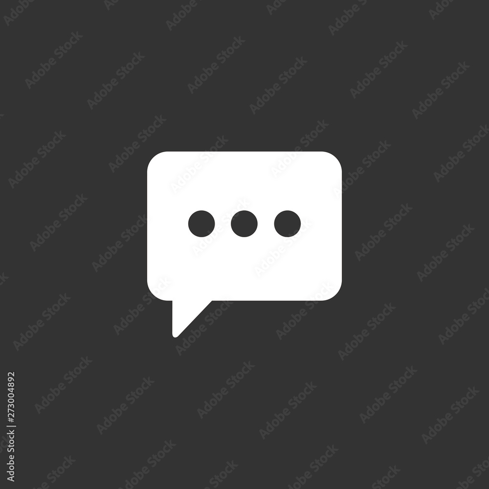 Chat icon vector Chat icon vector
