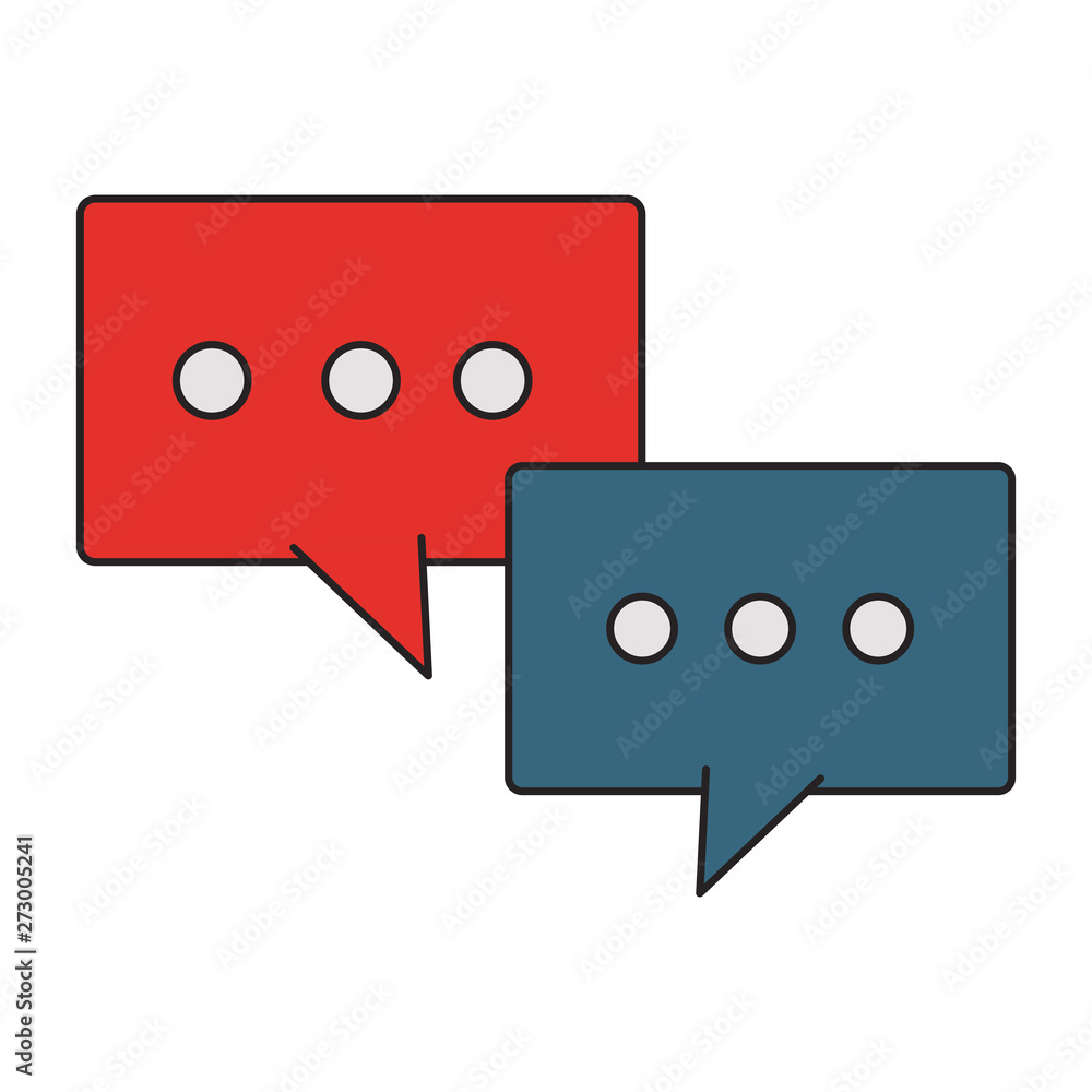Chat bubbles communication symbol isolated Chat bubbles communication symbol isolated