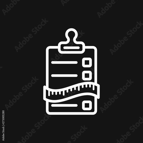 Dietary vector icon, food dietary labels isolated on background