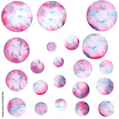 set of elements for your design pink