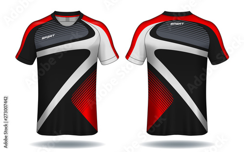 Soccer jersey template.sport t-shirt design.	