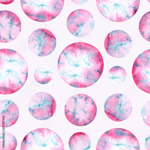 pattern of pink abstract bubbles