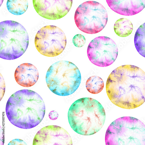 pattern of colorful abstract bubbles