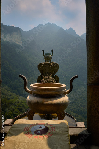 Beautiful architecture in Ancient Wudang temple, WudangShan photo